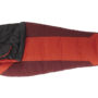 Red sleeping bag for kilimanjaro trek